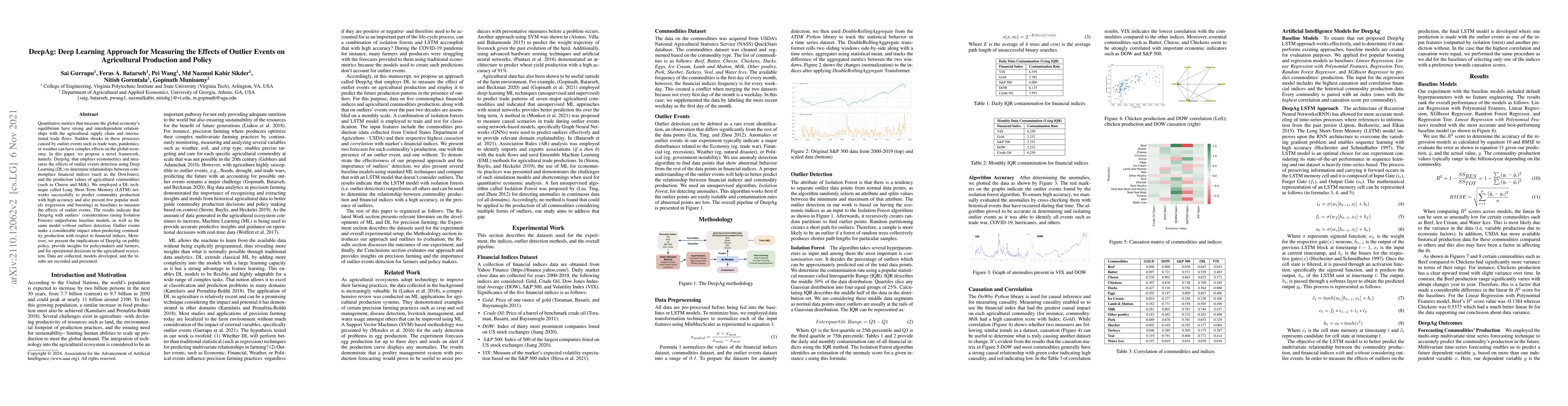 Thumbnail for DeepAg: Deep Learning Approach for Measuring the Effects of Outlier
  Events on Agricultural Production and Policy