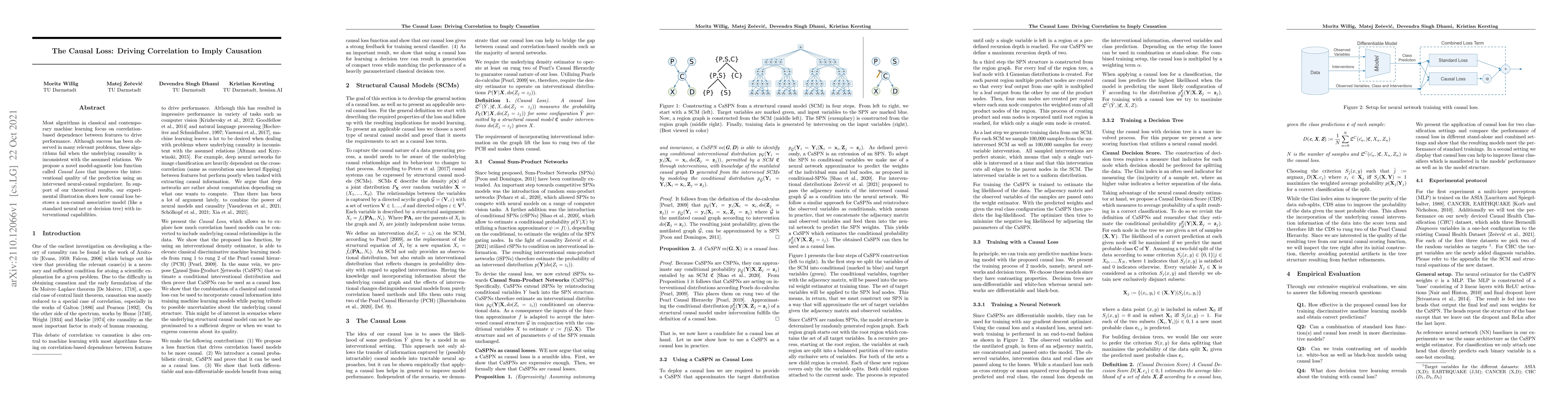 Thumbnail for The Causal Loss: Driving Correlation to Imply Causation
