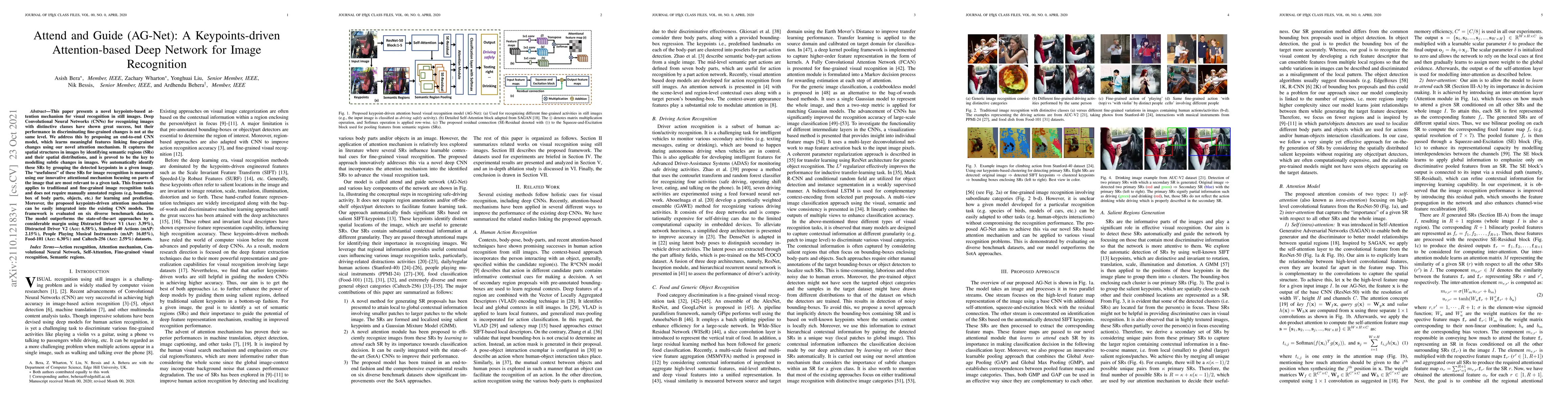 Thumbnail for Attend and Guide (AG-Net): A Keypoints-driven Attention-based Deep
  Network for Image Recognition