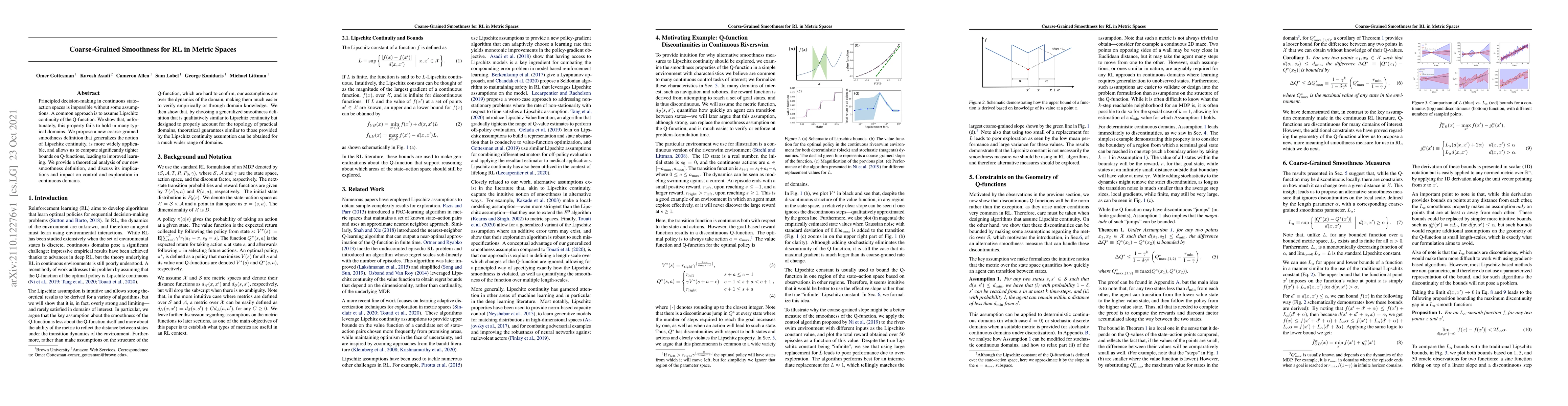 Thumbnail for Coarse-Grained Smoothness for RL in Metric Spaces