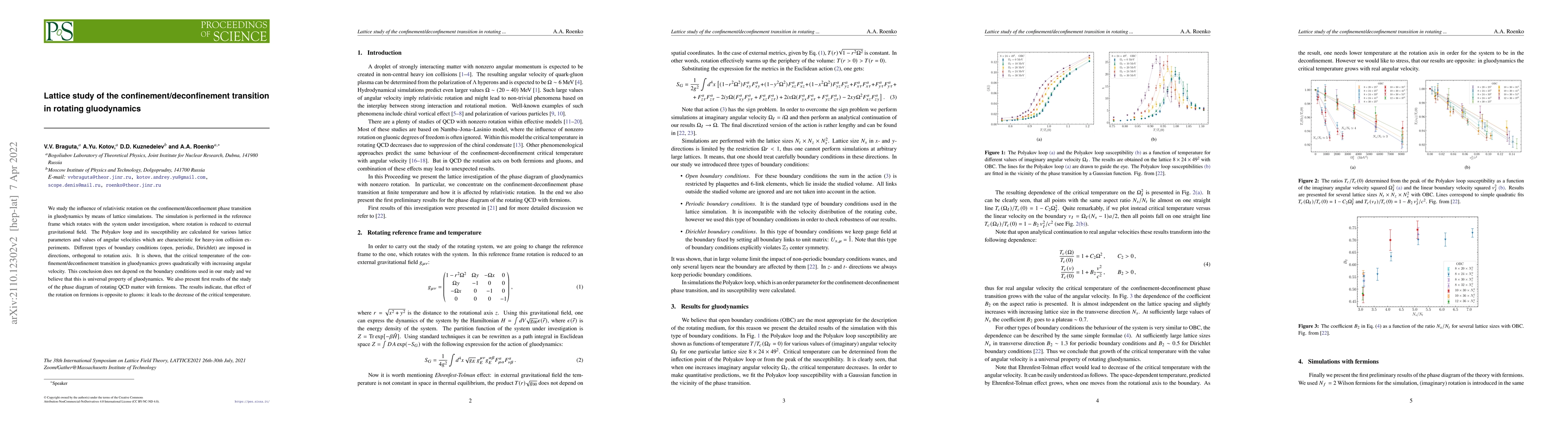 Thumbnail for Lattice study of the confinement/deconfinement transition in rotating
  gluodynamics
