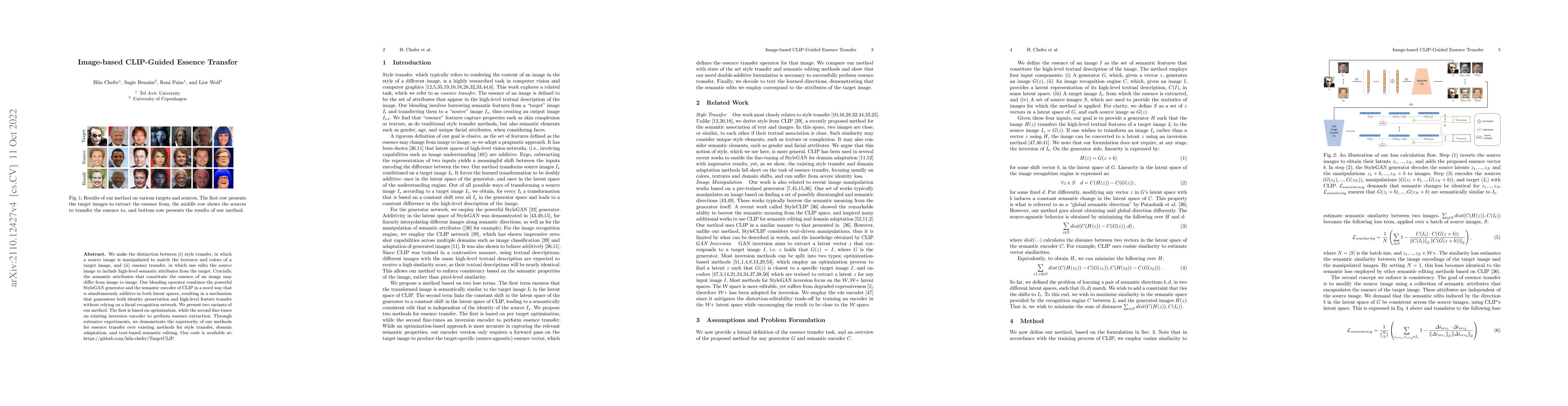 Thumbnail for Image-Based CLIP-Guided Essence Transfer