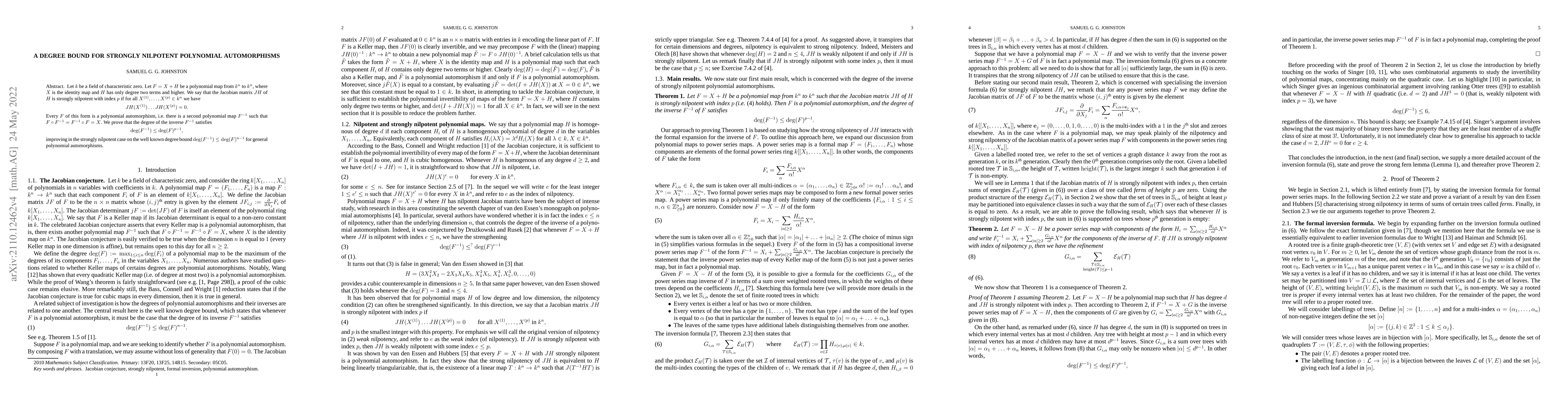 Thumbnail for A degree bound for strongly nilpotent polynomial automorphisms
