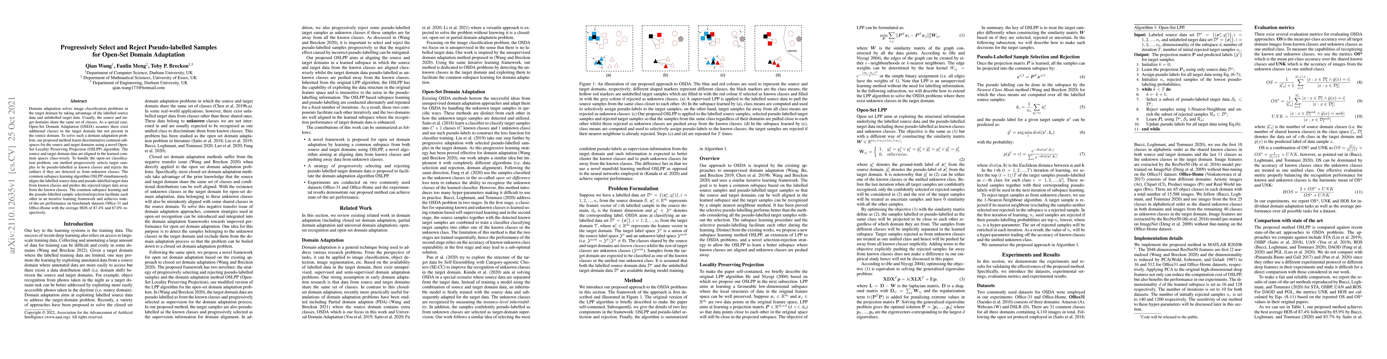 Thumbnail for Progressively Select and Reject Pseudo-labelled Samples for Open-Set
  Domain Adaptation