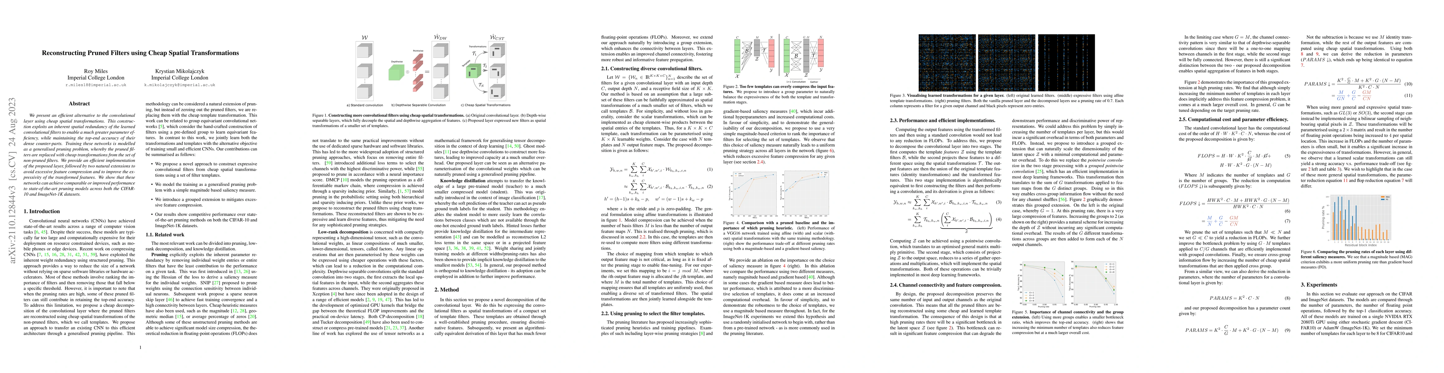 Thumbnail for Reconstructing Pruned Filters using Cheap Spatial Transformations