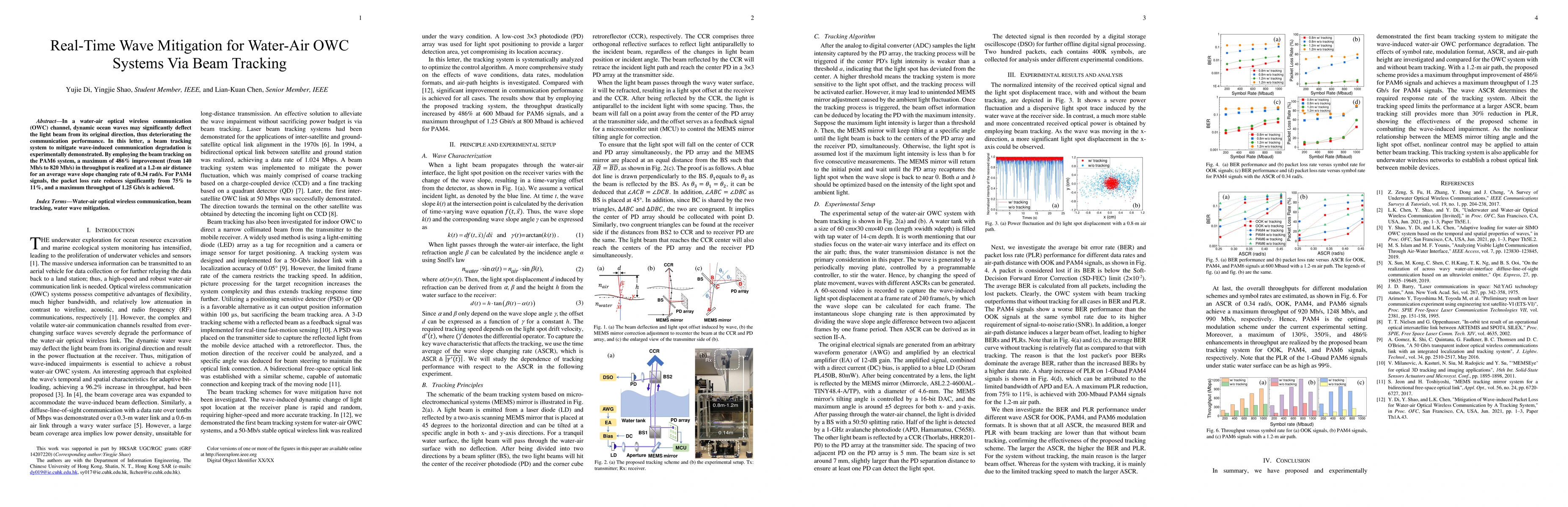 Thumbnail for Real-Time Wave Mitigation for Water-Air OWC Systems Via Beam Tracking