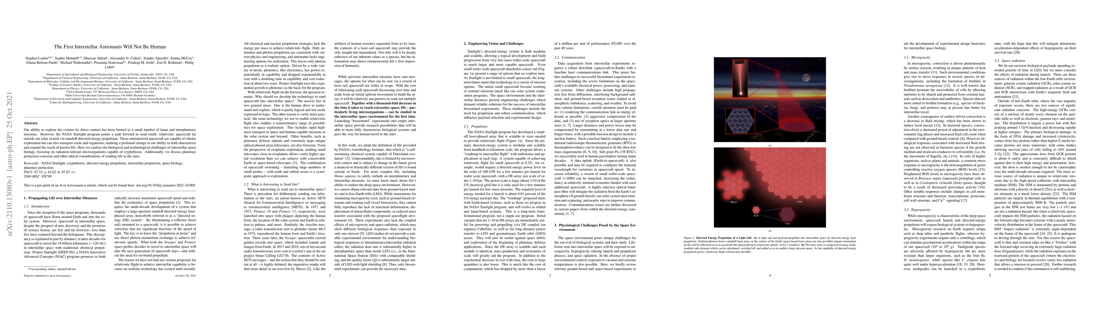 Thumbnail for The First Interstellar Astronauts Will Not Be Human