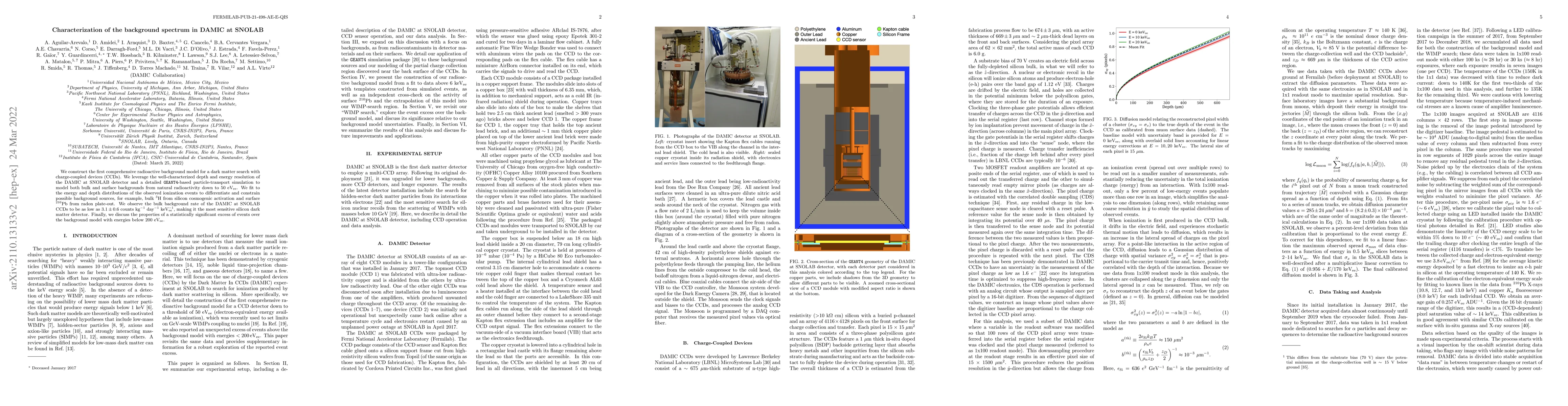 Thumbnail for Characterization of the background spectrum in DAMIC at SNOLAB