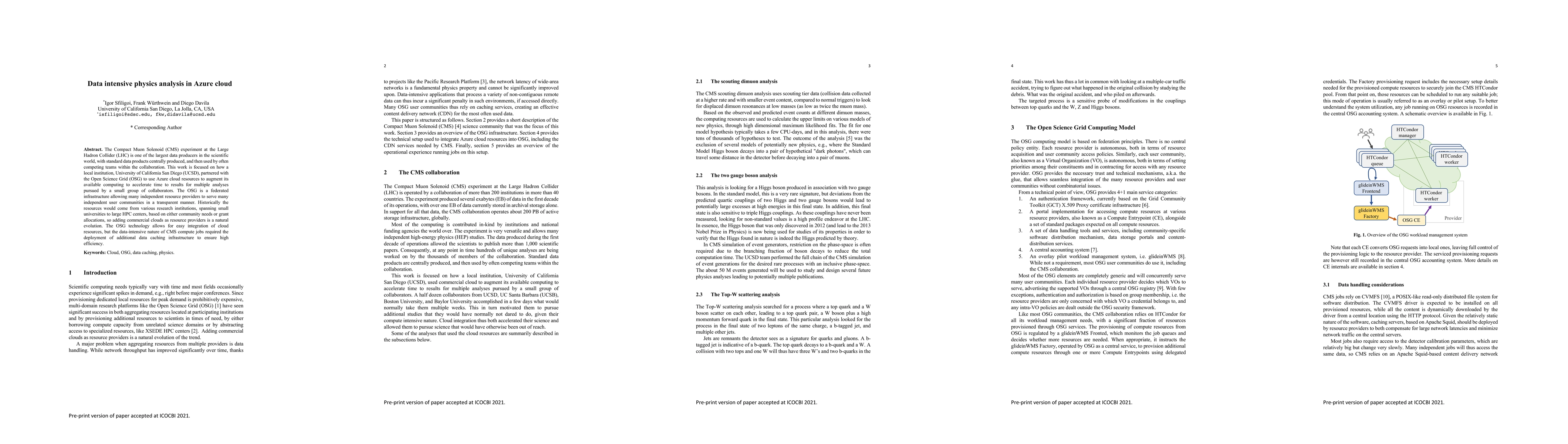 Thumbnail for Data intensive physics analysis in Azure cloud
