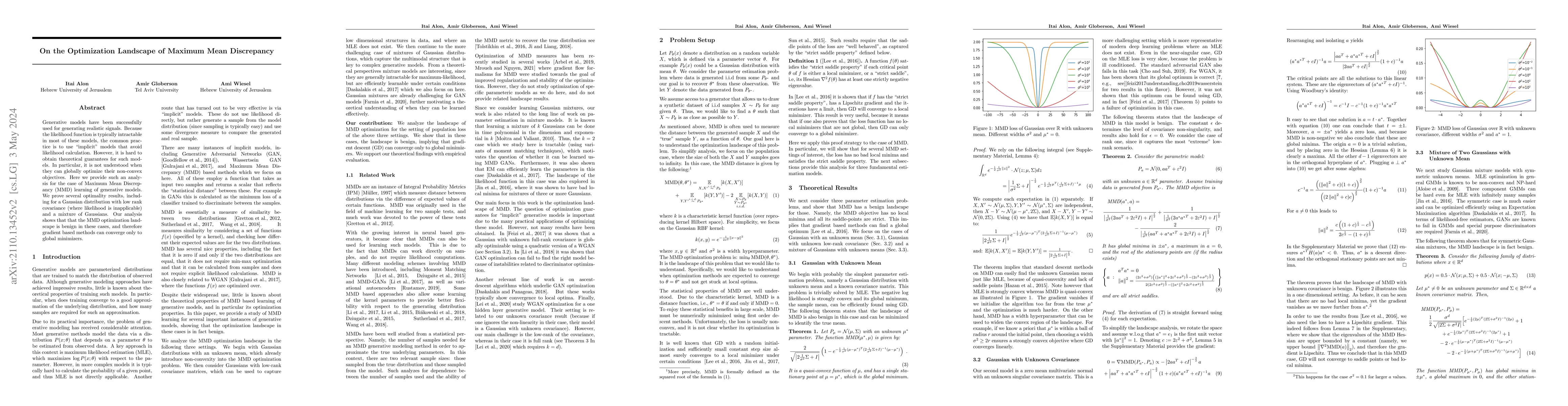 Thumbnail for On the Optimization Landscape of Maximum Mean Discrepancy