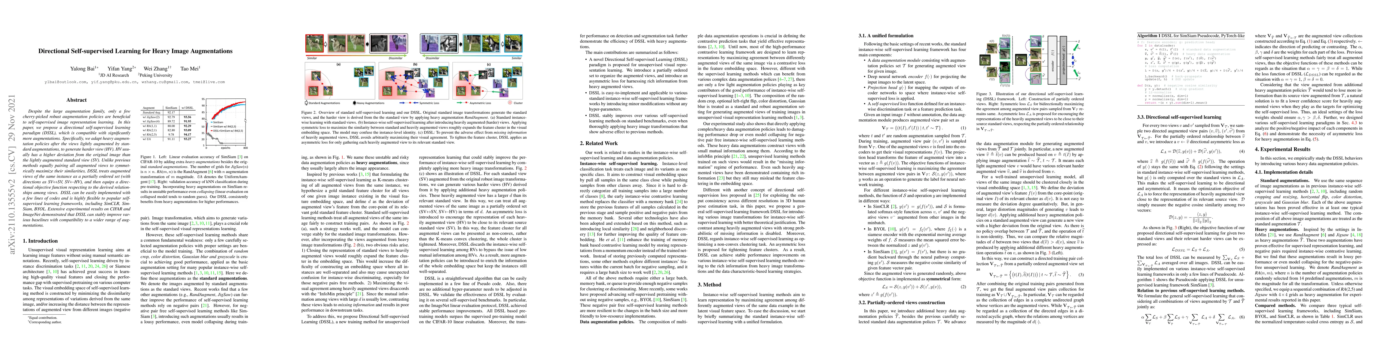 Thumbnail for Directional Self-supervised Learning for Heavy Image Augmentations
