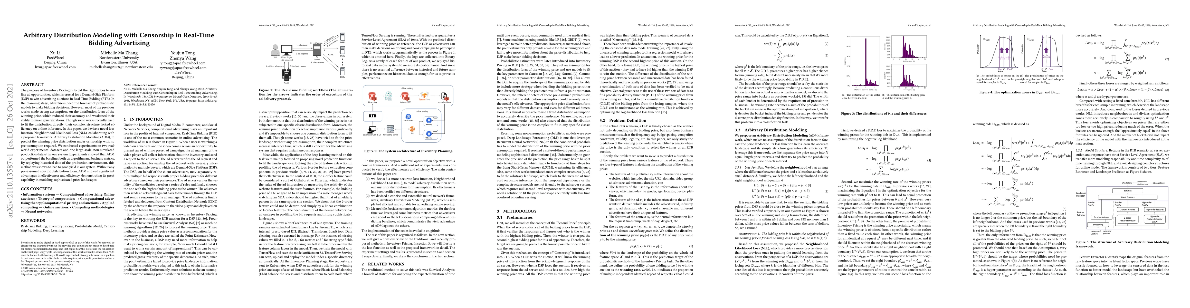 Thumbnail for Arbitrary Distribution Modeling with Censorship in Real-Time Bidding
  Advertising