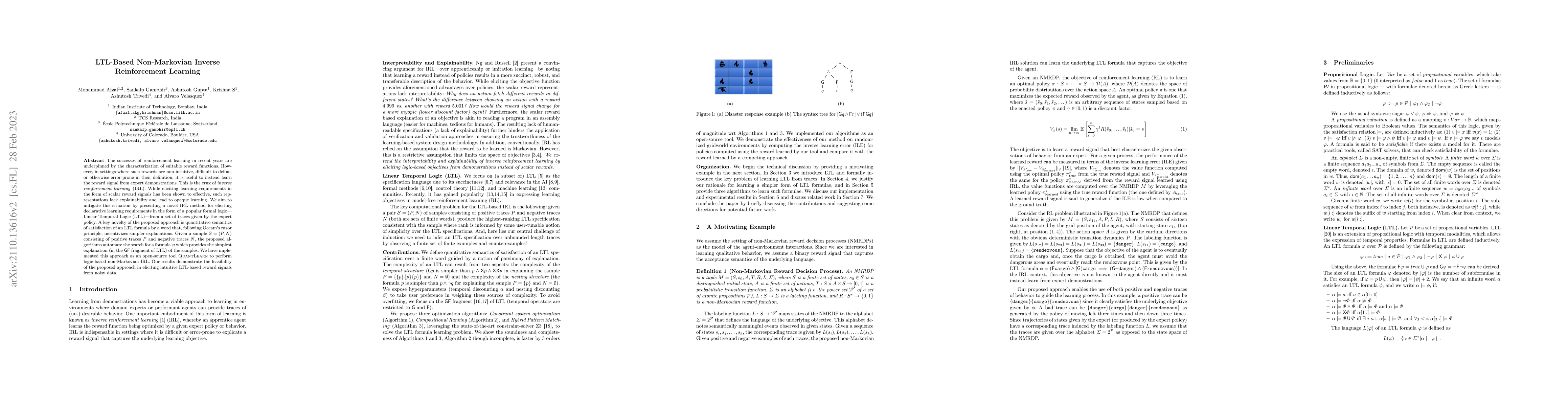 Thumbnail for LTL-Based Non-Markovian Inverse Reinforcement Learning