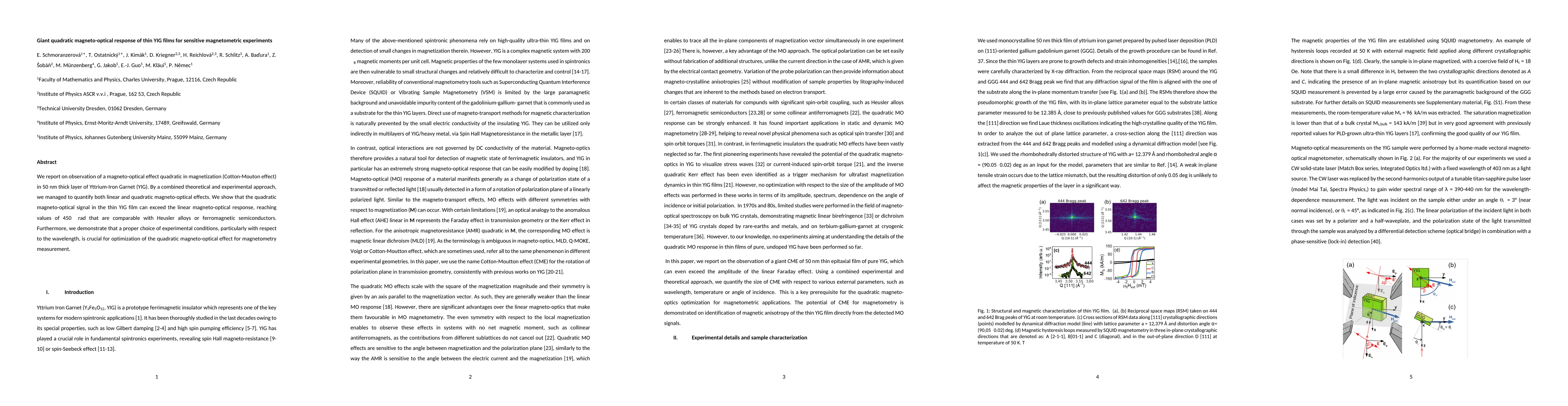 Thumbnail for Giant quadratic magneto-optical response of thin YIG films for sensitive
  magnetometric experiments