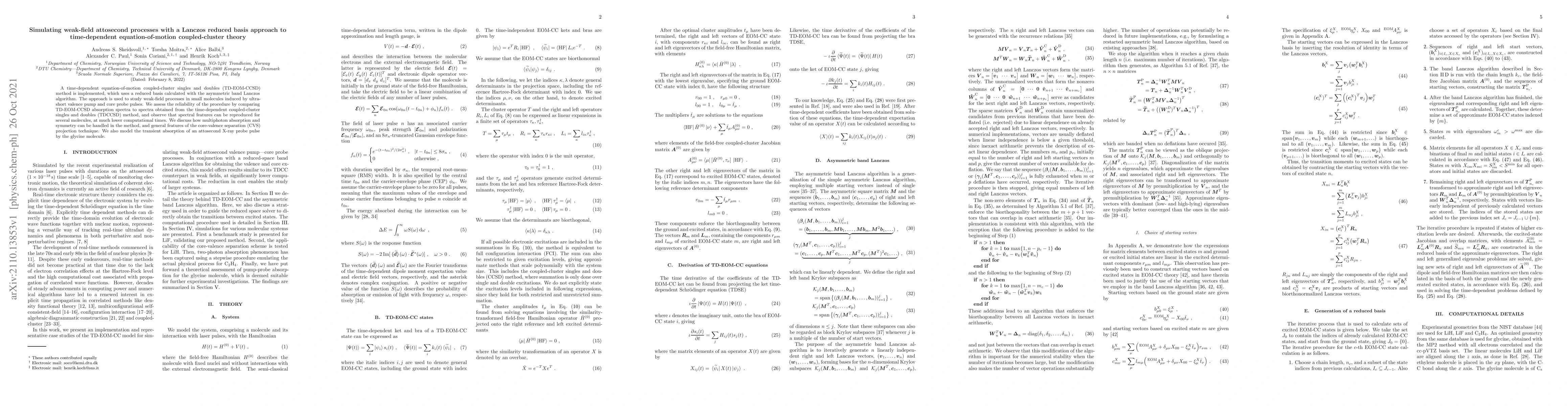 Thumbnail for Simulating weak-field attosecond processes with a Lanczos reduced basis
  approach to time-dependent equation of motion coupled cluster theory