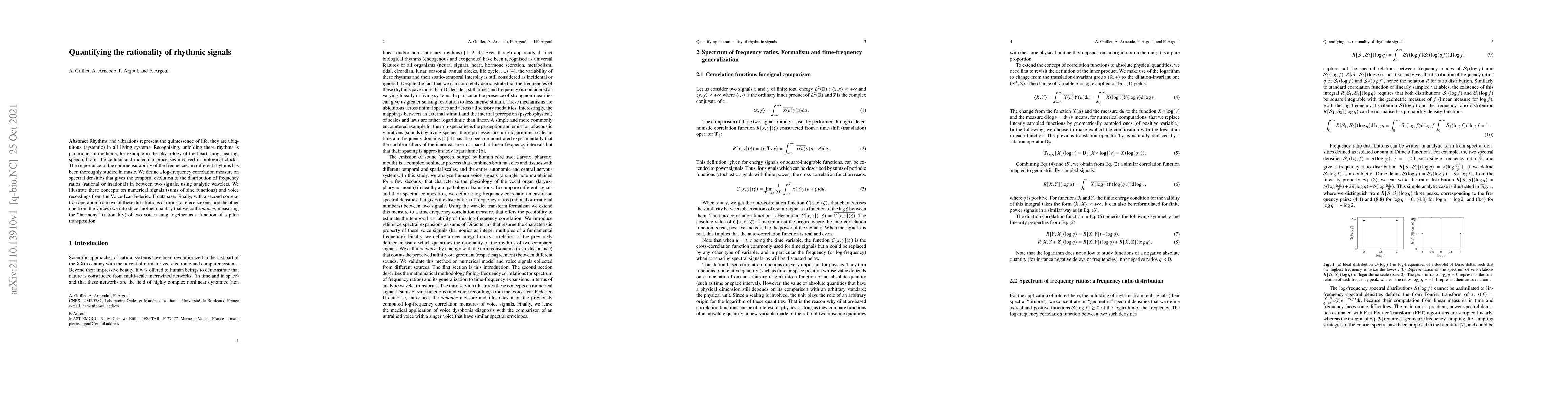 Thumbnail for Quantifying the rationality of rhythmic signals