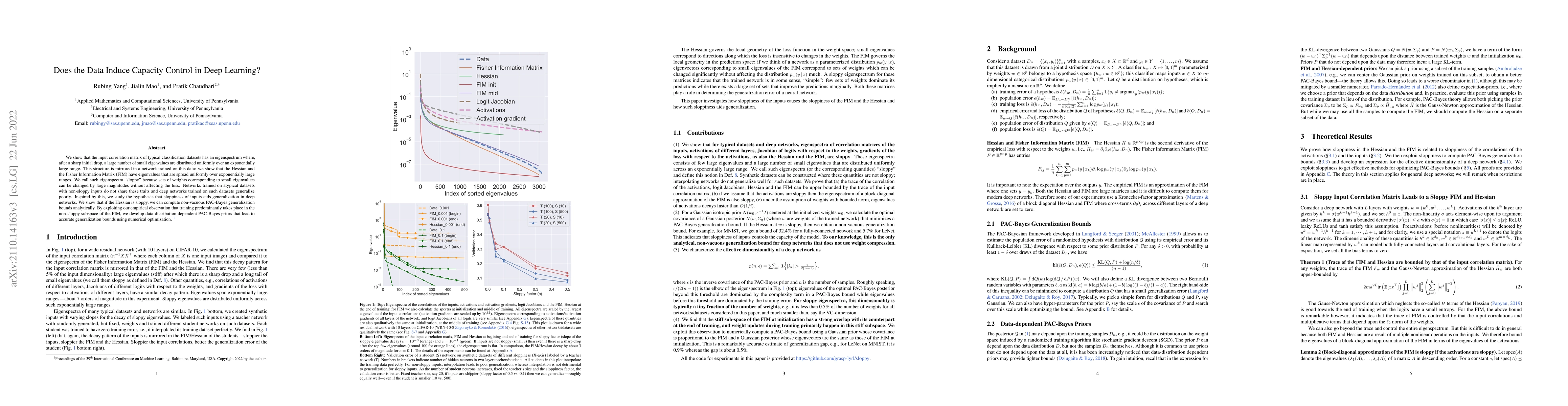 Thumbnail for Does the Data Induce Capacity Control in Deep Learning?