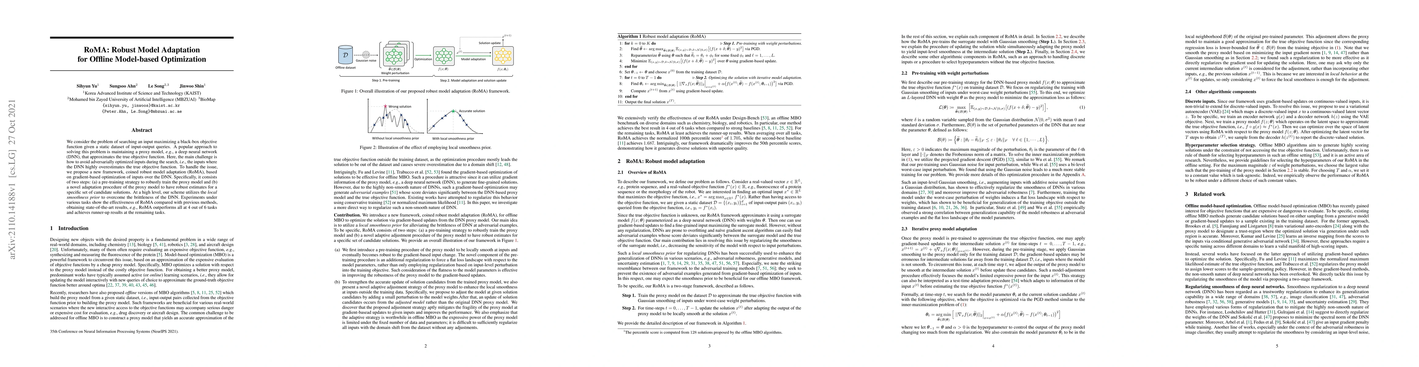 Thumbnail for RoMA: Robust Model Adaptation for Offline Model-based Optimization