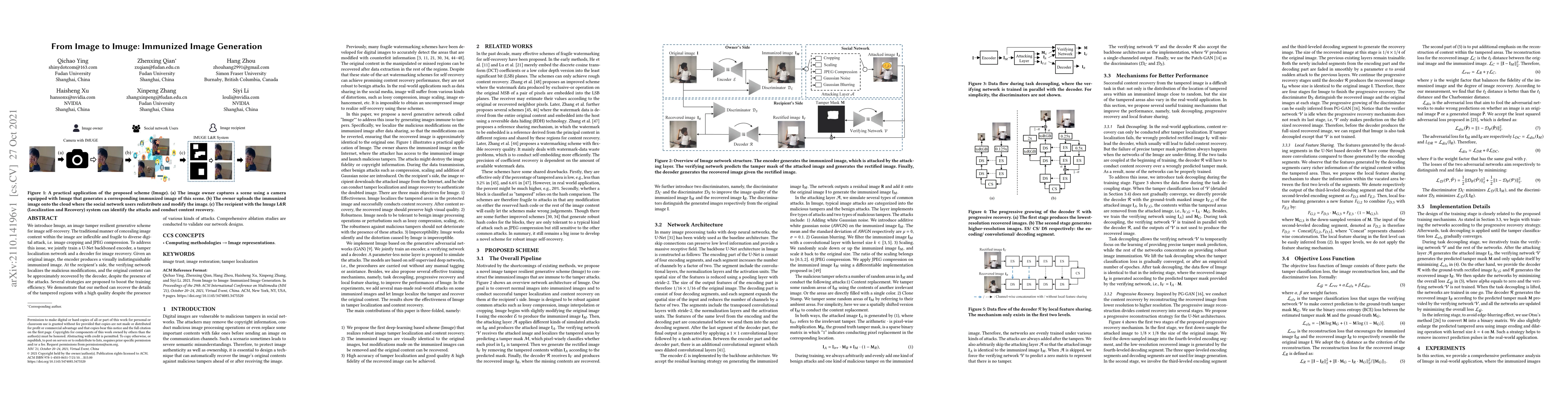 Thumbnail for From Image to Imuge: Immunized Image Generation