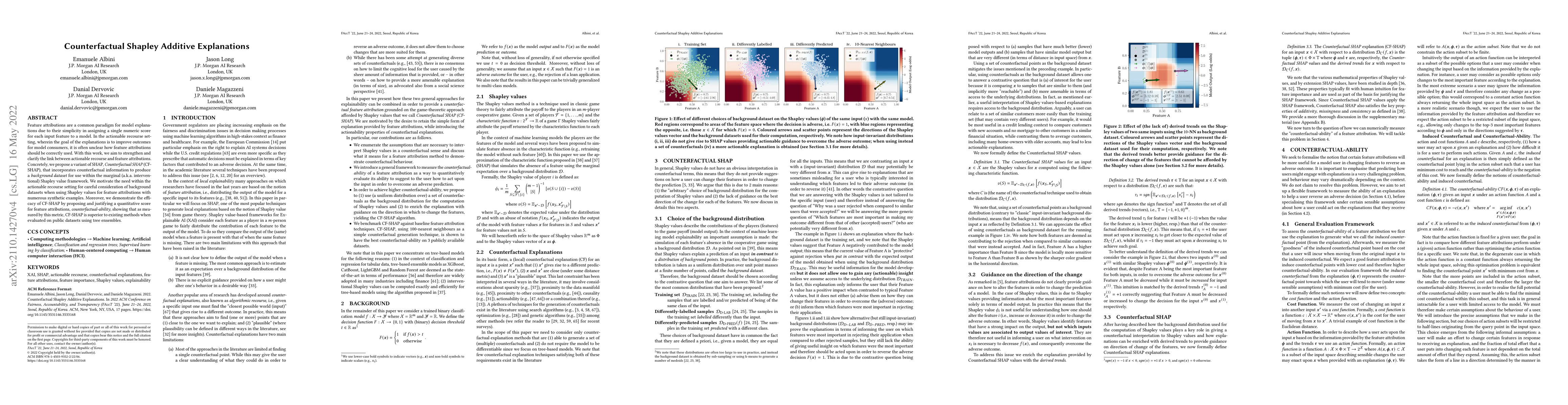 Thumbnail for Counterfactual Shapley Additive Explanations