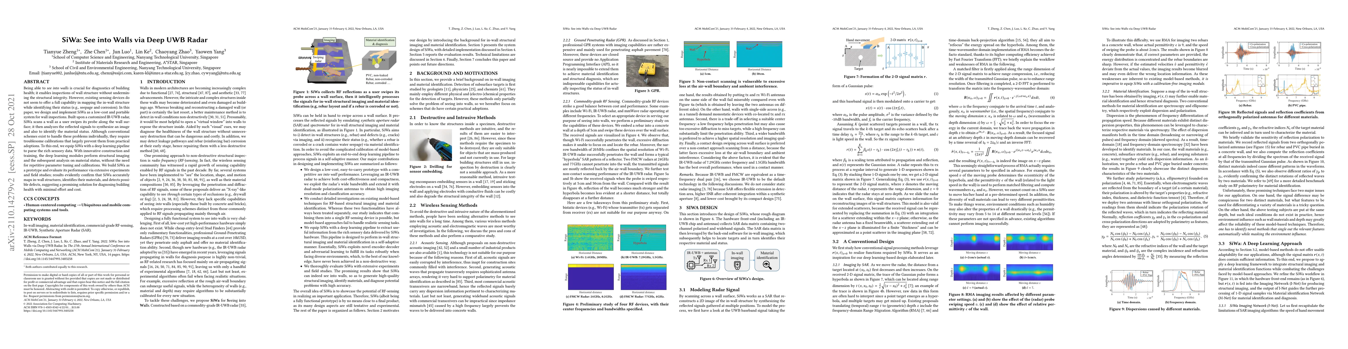 Thumbnail for SiWa: See into Walls via Deep UWB Radar