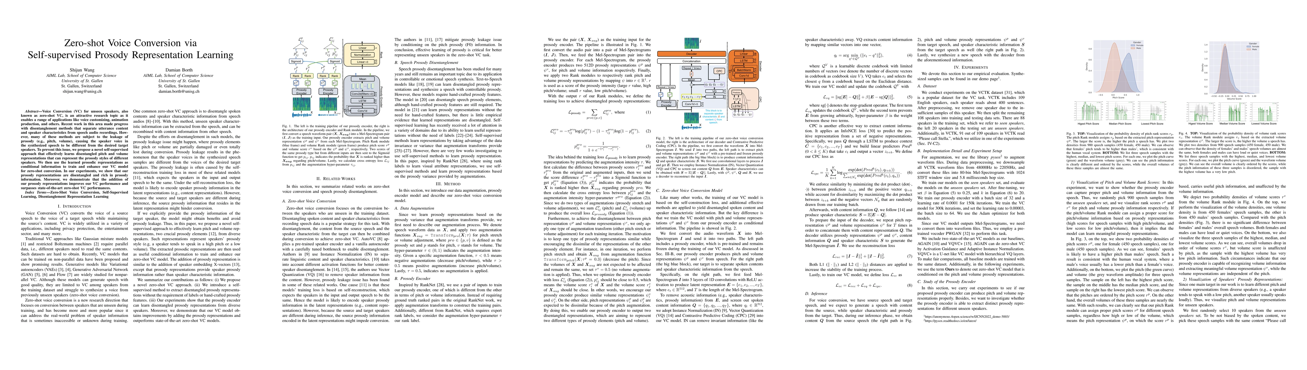 Thumbnail for Zero-shot Voice Conversion via Self-supervised Prosody Representation
  Learning
