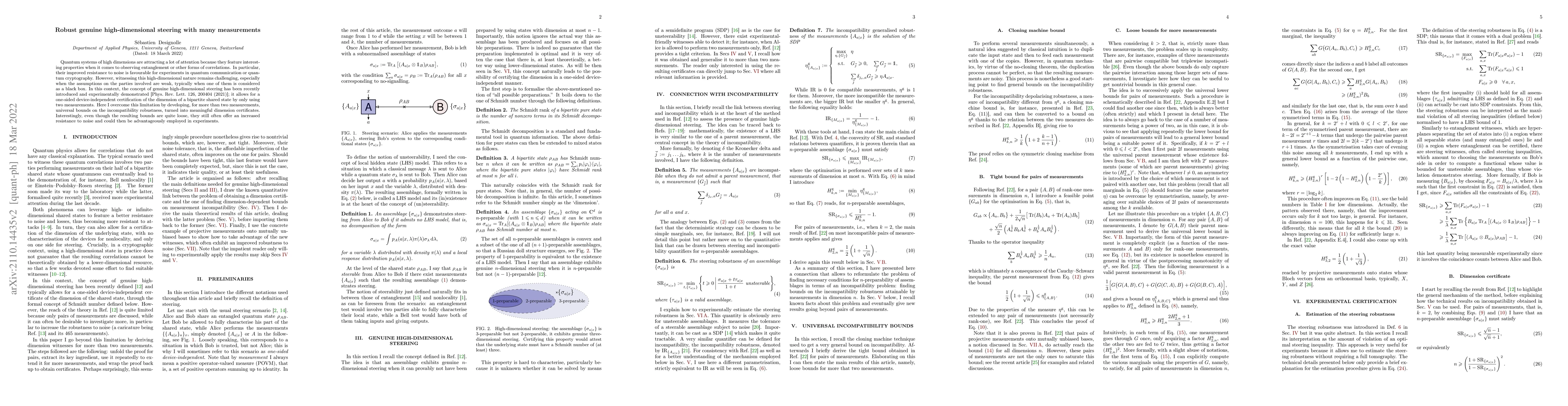 Thumbnail for Robust genuine high-dimensional steering with many measurements