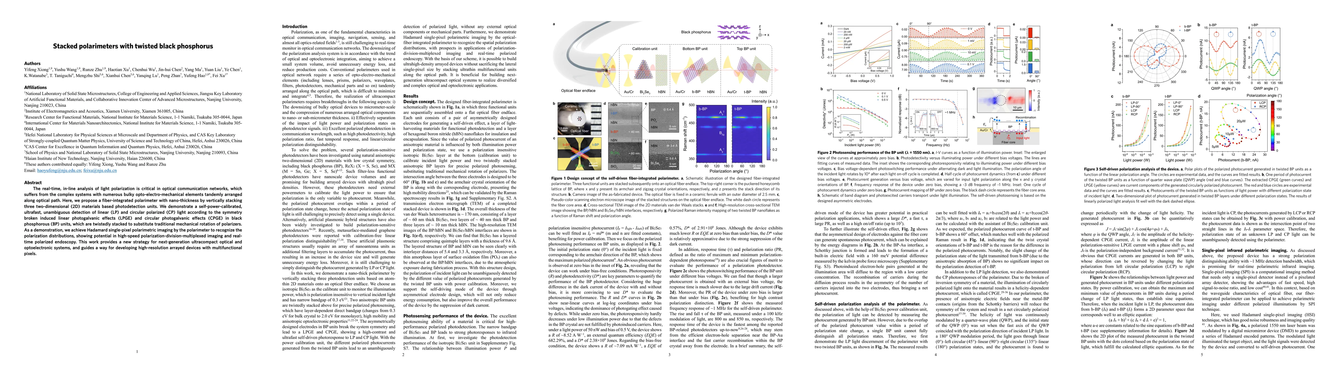 Thumbnail for Stacked polarimeters with twisted black phosphorus