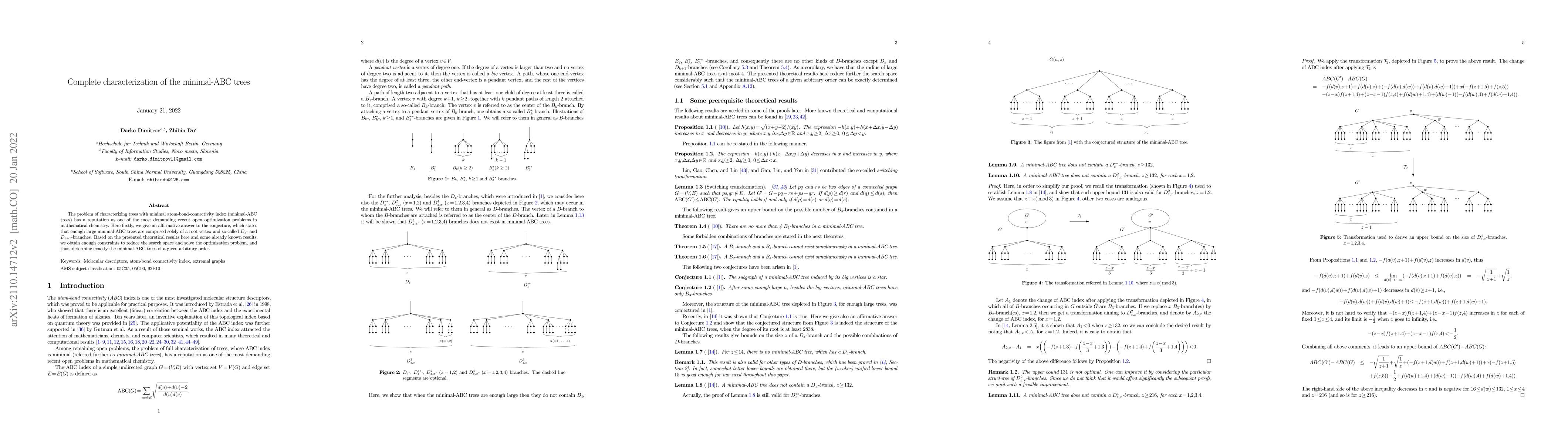 Thumbnail for Complete characterization of the minimal-ABC trees