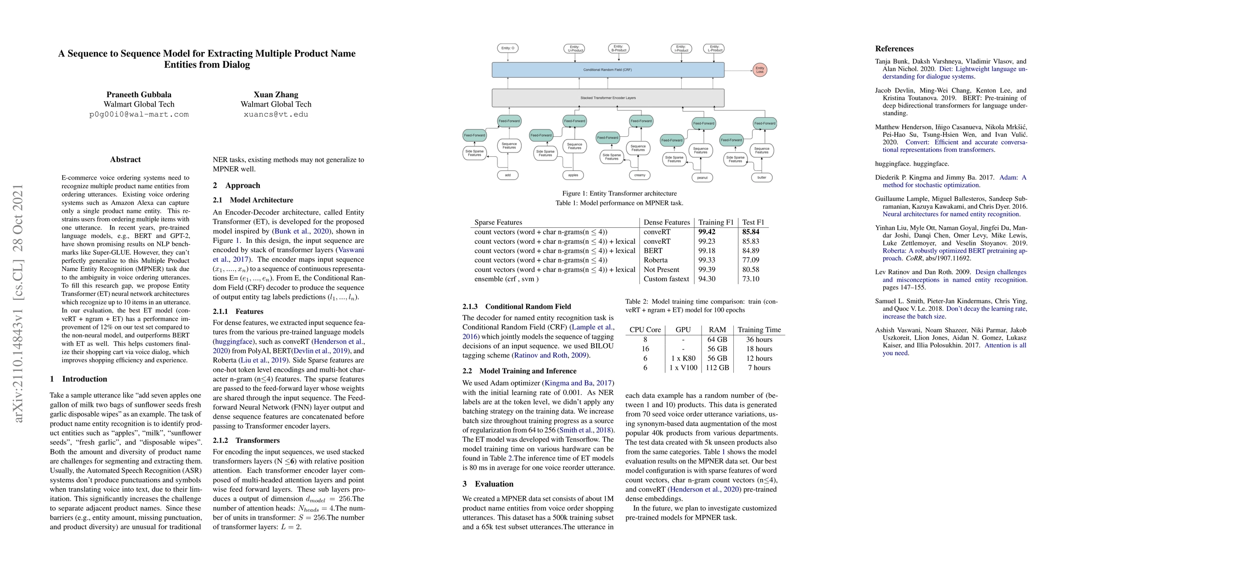 Thumbnail for A Sequence to Sequence Model for Extracting Multiple Product Name
  Entities from Dialog