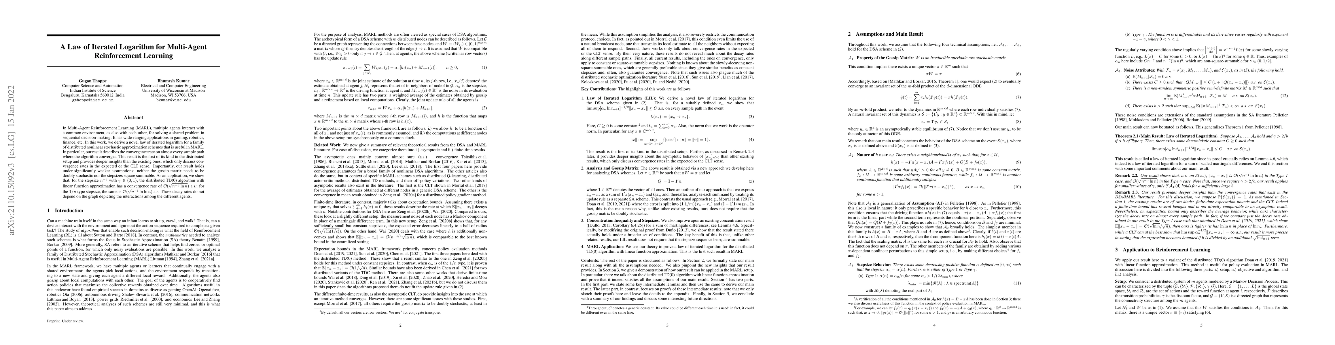 Thumbnail for A Law of Iterated Logarithm for Multi-Agent Reinforcement Learning