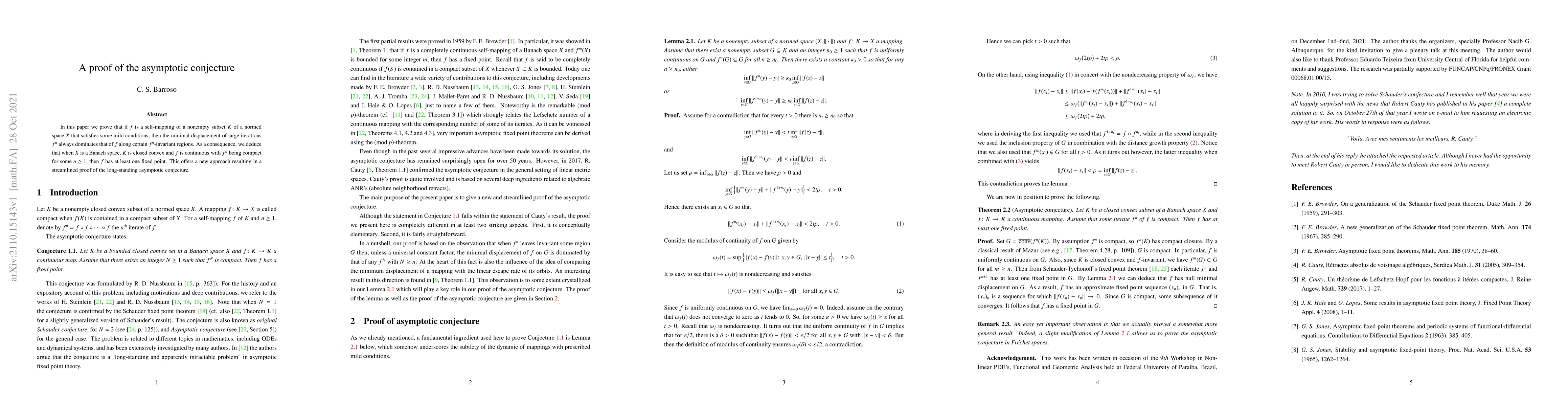 Thumbnail for A proof of the asymptotic conjecture