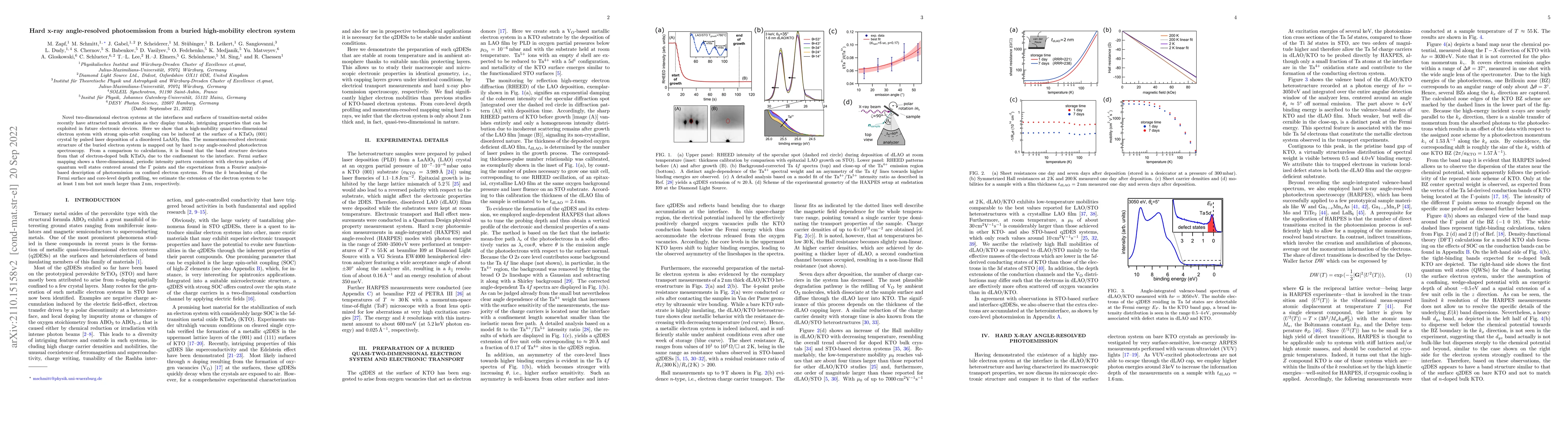 Thumbnail for Hard x-ray angle-resolved photoemission from a buried high-mobility
  electron system