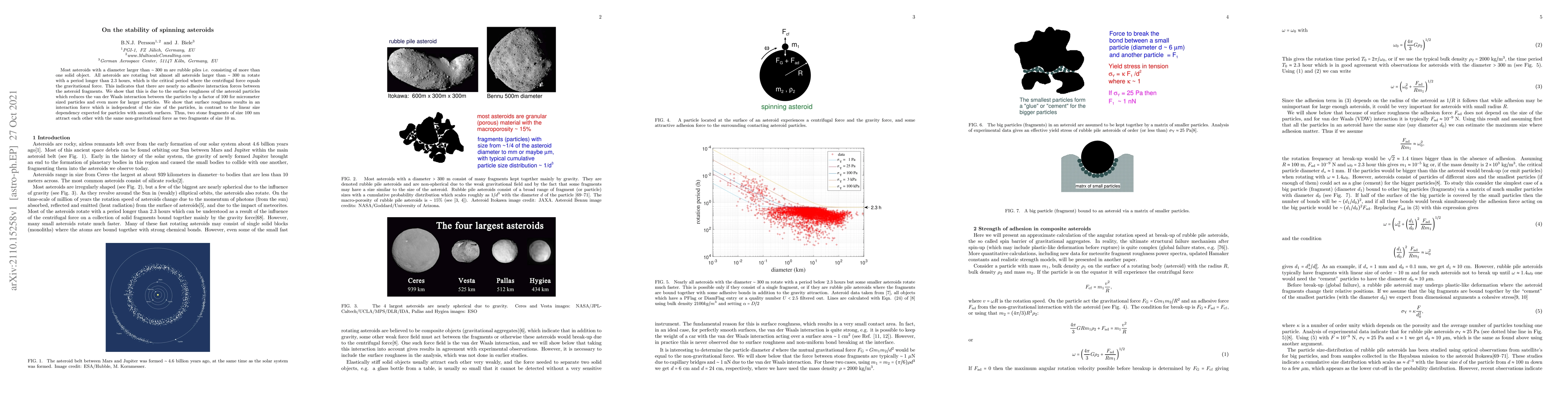Thumbnail for On the stability of spinning asteroids