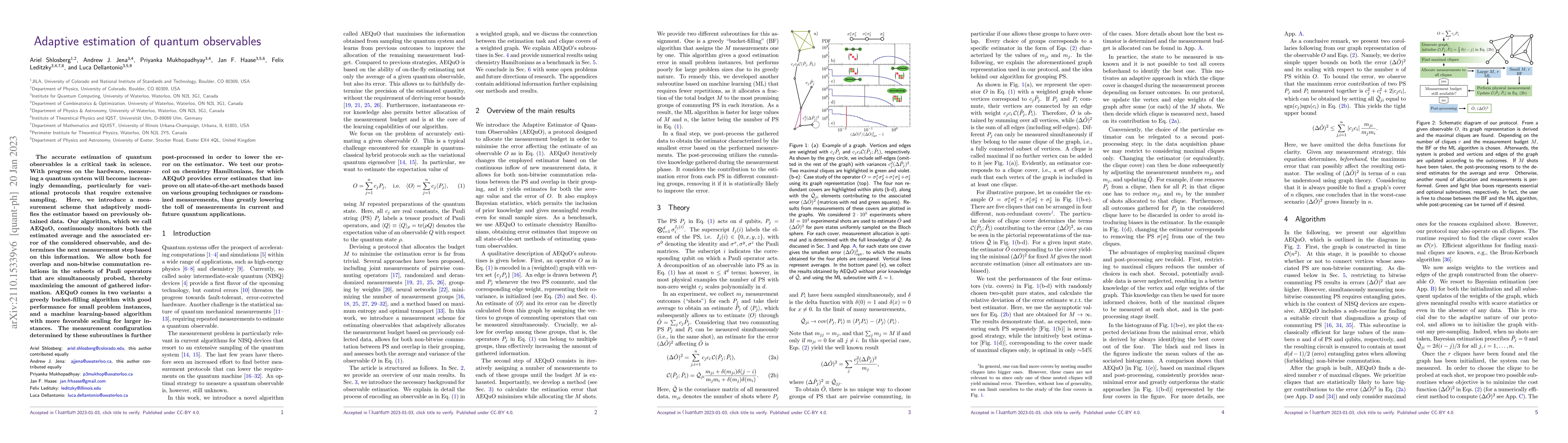 Thumbnail for Adaptive estimation of quantum observables