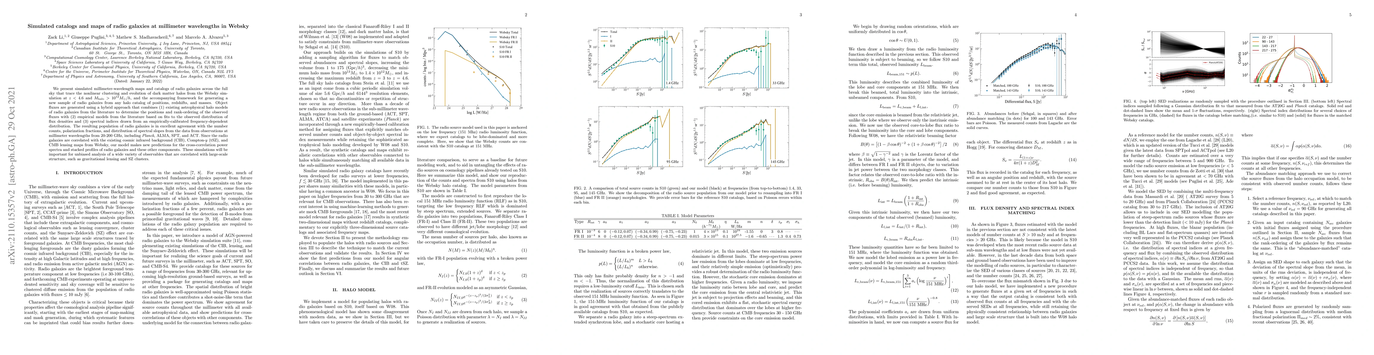 Thumbnail for Simulated catalogs and maps of radio galaxies at millimeter wavelengths
  in Websky