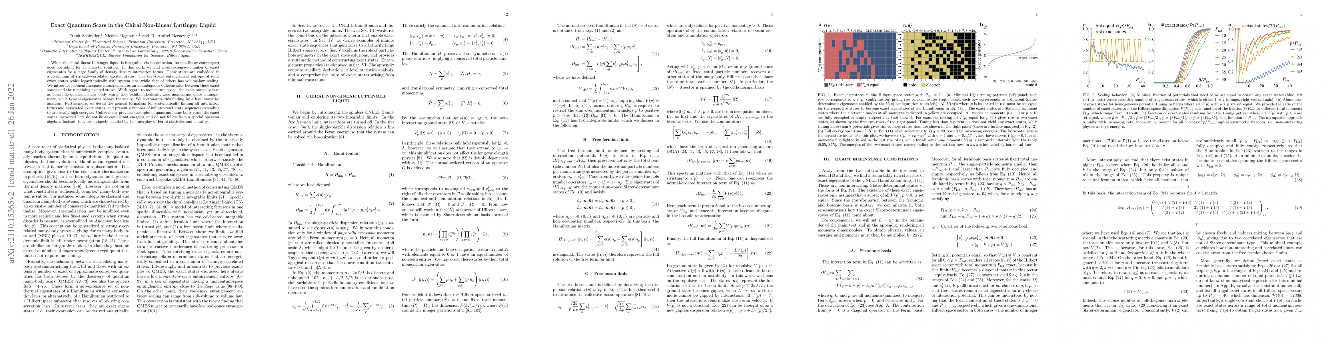 Thumbnail for Exact Quantum Scars in the Chiral Non-Linear Luttinger Liquid