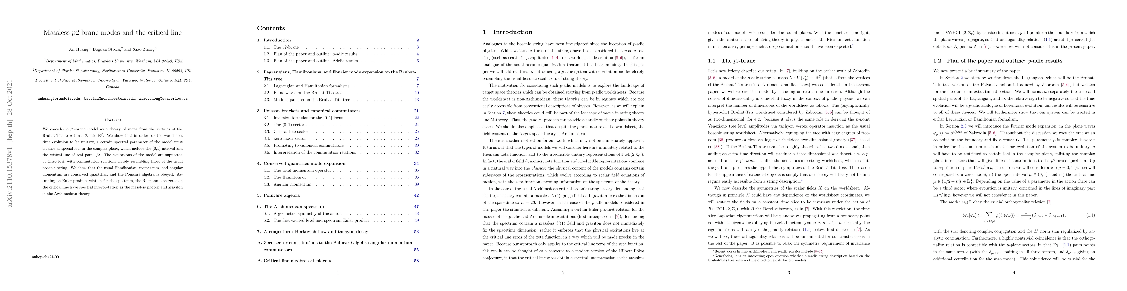 Thumbnail for Massless $p2$-brane modes and the critical line