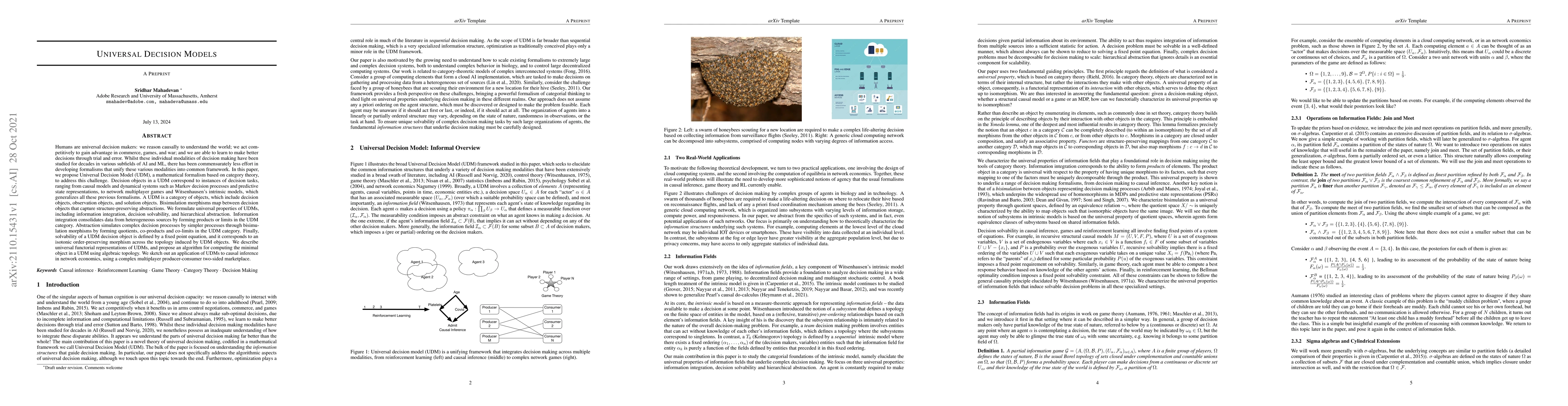 Thumbnail for Universal Decision Models