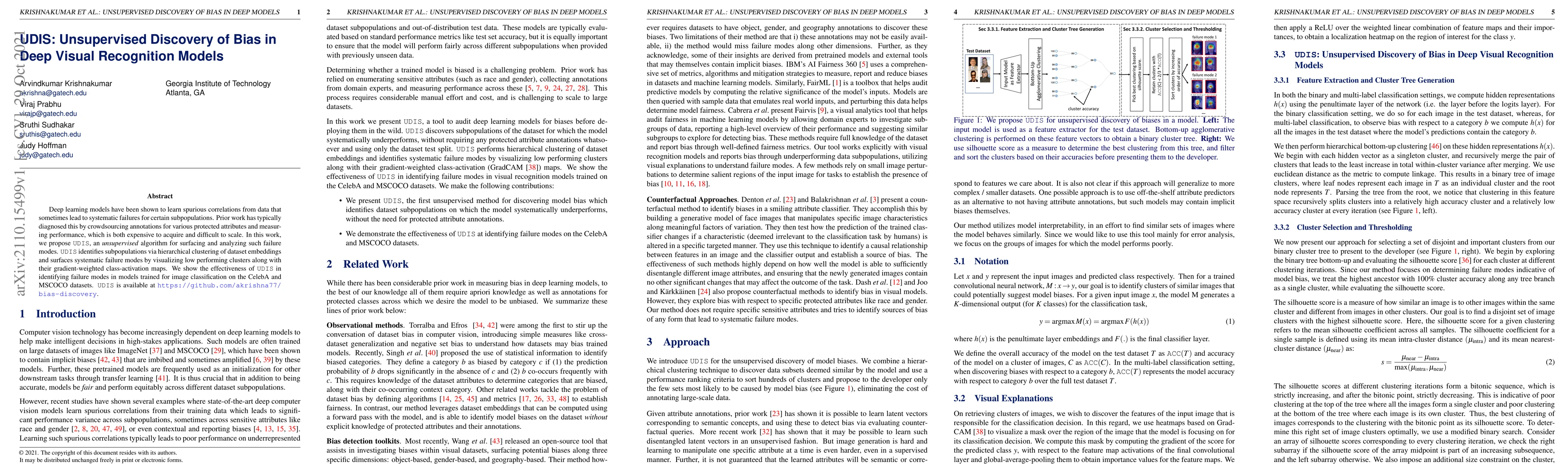 Thumbnail for UDIS: Unsupervised Discovery of Bias in Deep Visual Recognition Models
