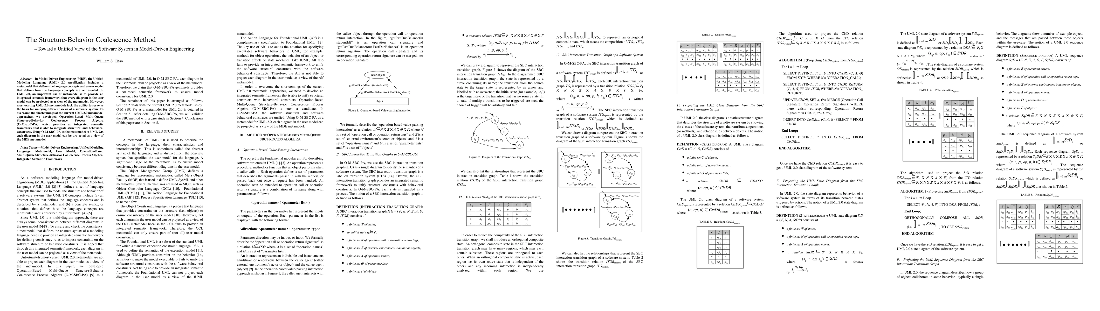 Thumbnail for The Structure-Behavior Coalescence Method --Toward a Unified View of the
  Software System in Model-Driven Engineering