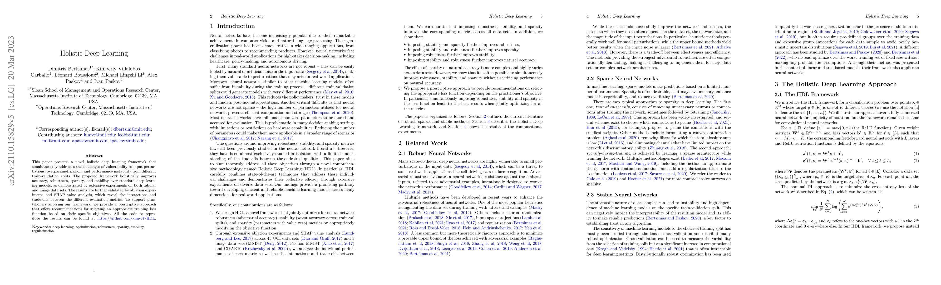 Thumbnail for Holistic Deep Learning