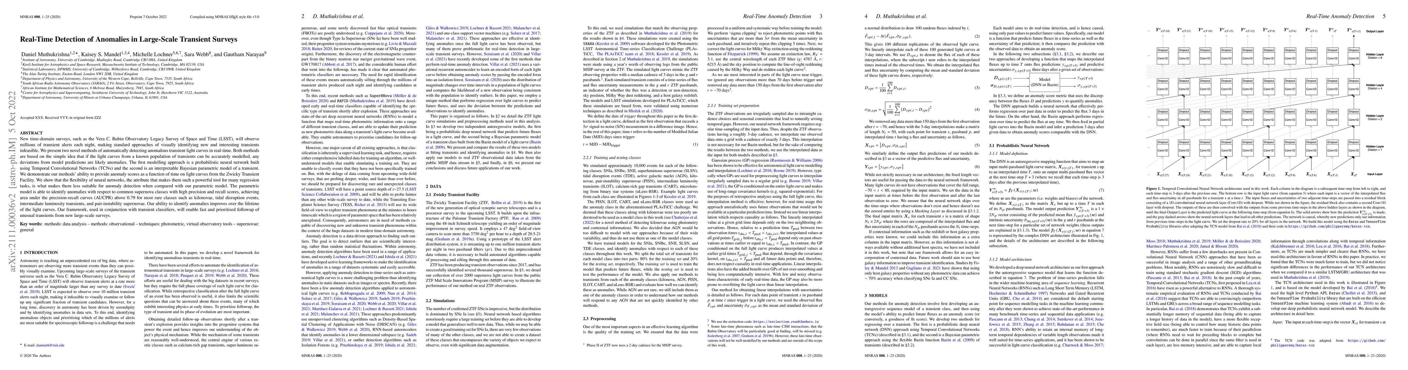 Thumbnail for Real-Time Detection of Anomalies in Large-Scale Transient Surveys