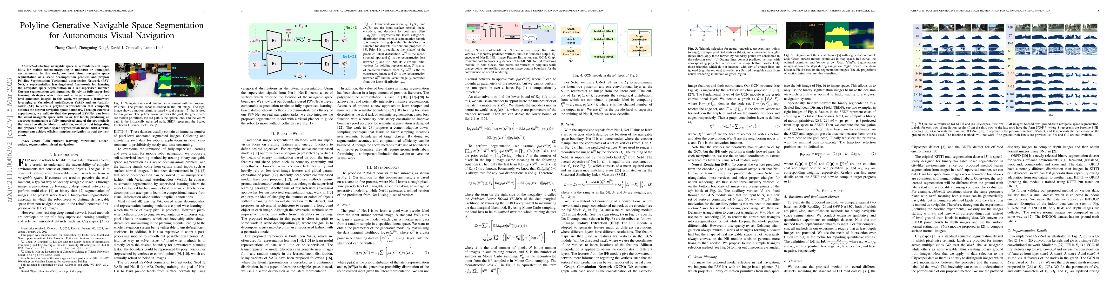 Thumbnail for Polyline Generative Navigable Space Segmentation for Autonomous Visual
  Navigation