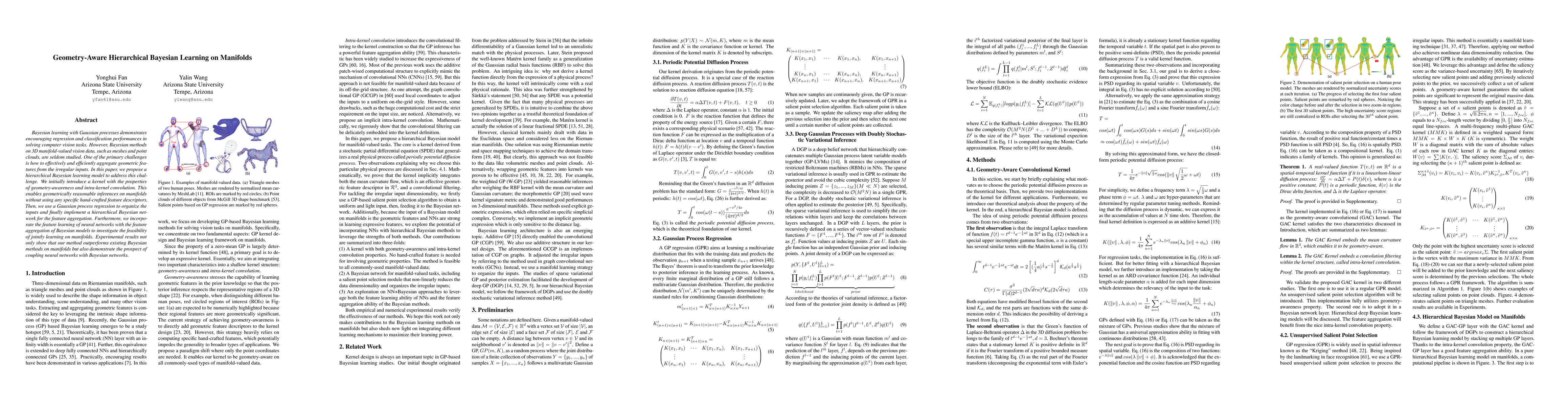 Thumbnail for Geometry-Aware Hierarchical Bayesian Learning on Manifolds