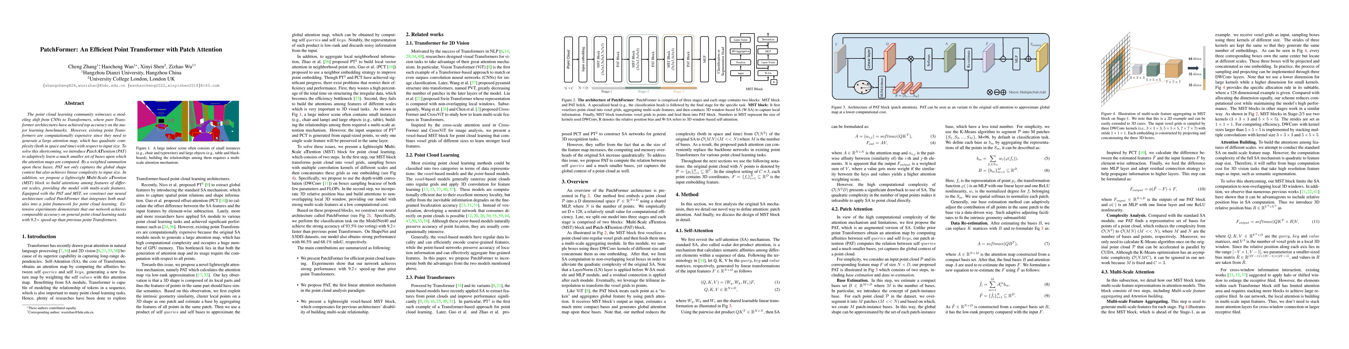 Thumbnail for PatchFormer: An Efficient Point Transformer with Patch Attention