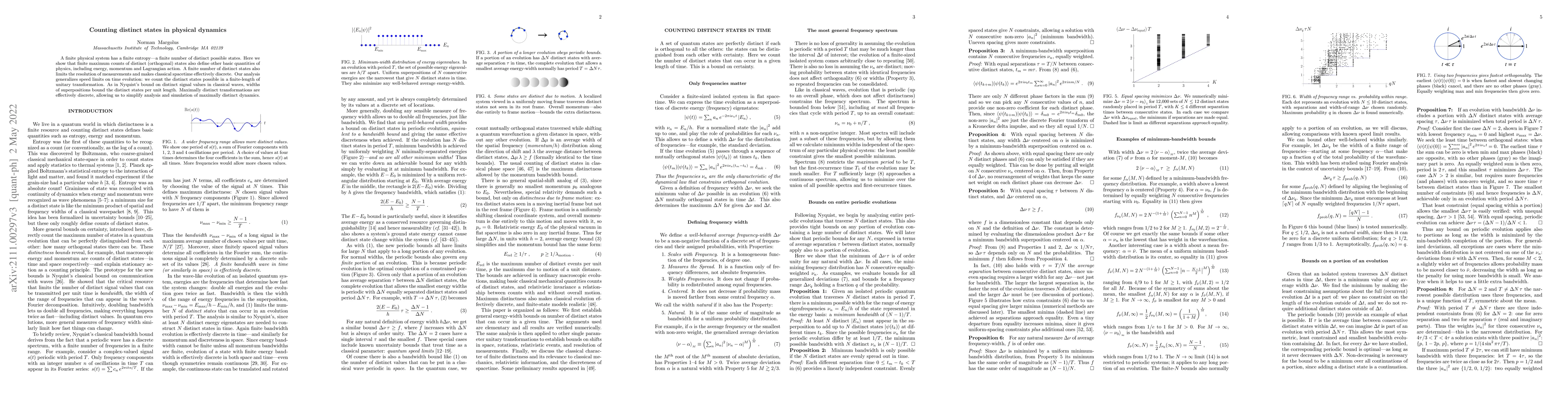 Thumbnail for Counting distinct states in physical dynamics