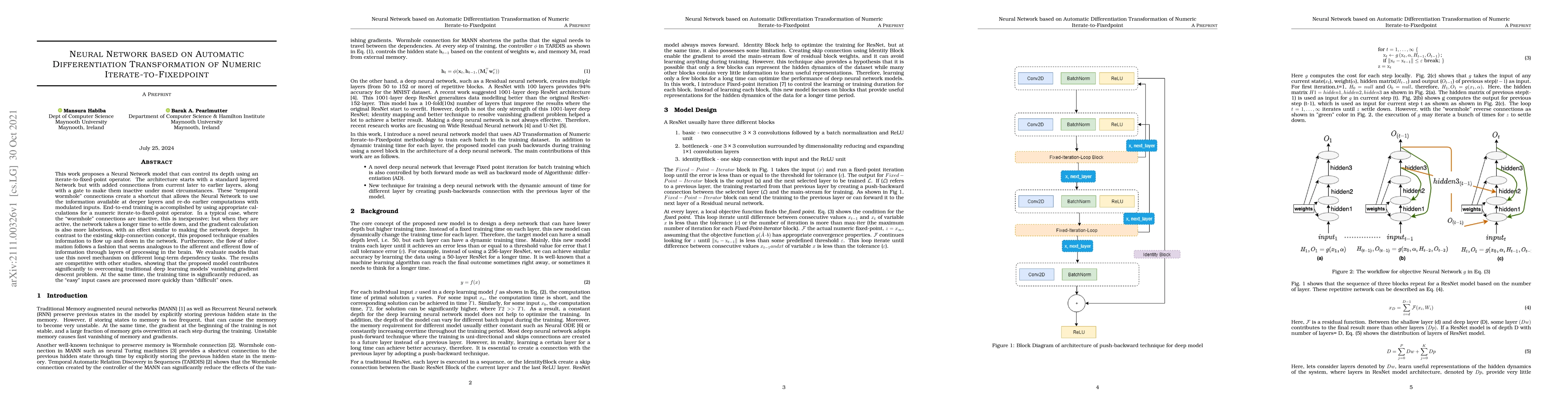 Thumbnail for Neural Network based on Automatic Differentiation Transformation of
  Numeric Iterate-to-Fixedpoint