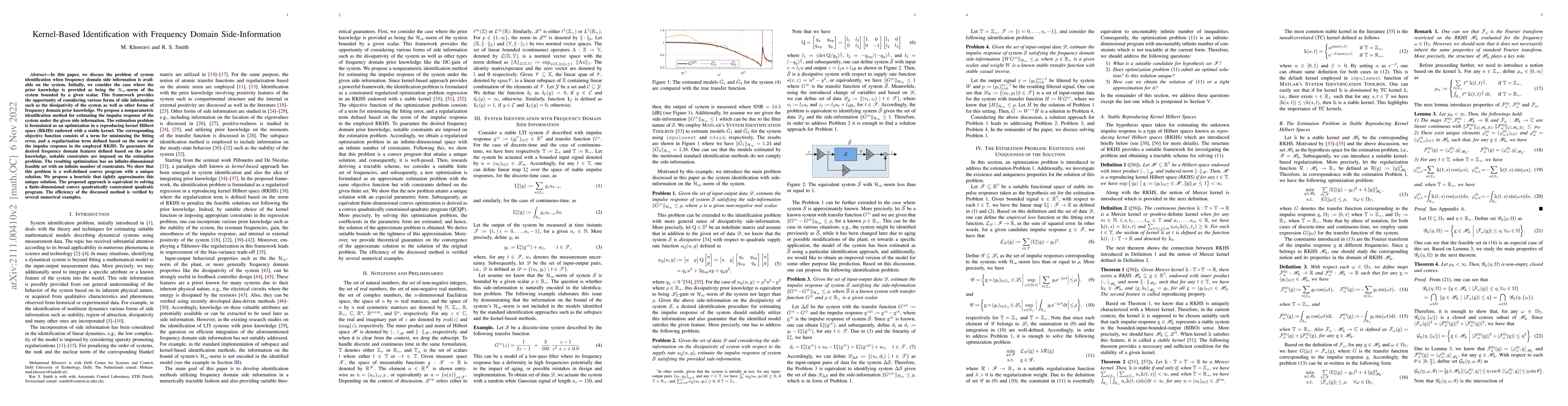 Thumbnail for Kernel-Based Identification with Frequency Domain Side-Information