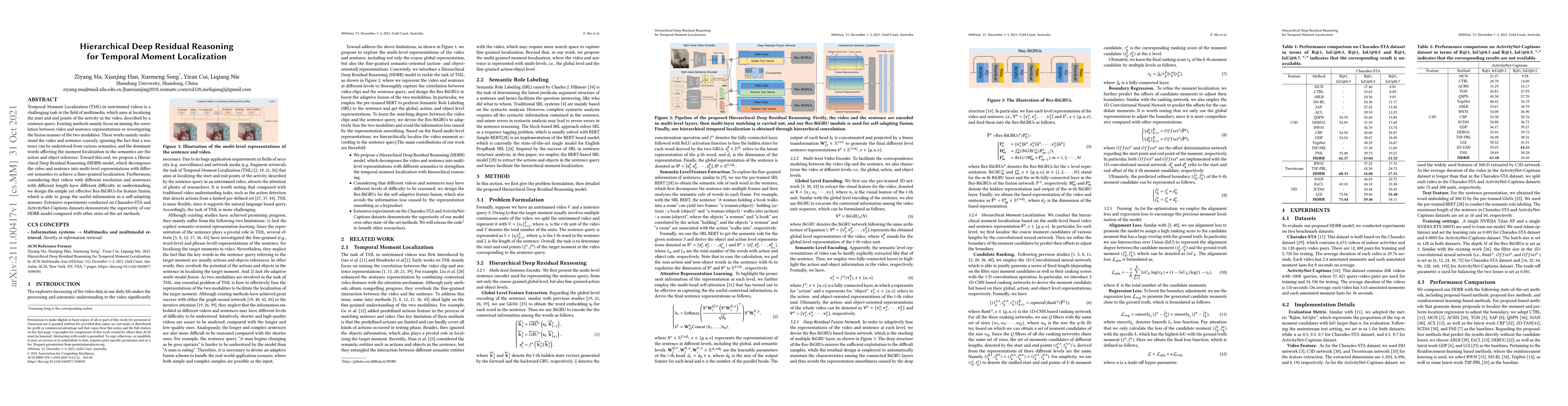 Thumbnail for Hierarchical Deep Residual Reasoning for Temporal Moment Localization